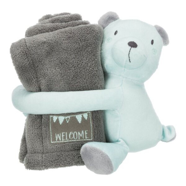 TRIXIE Junior Kuschel-Set grau/mint