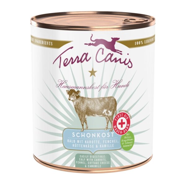 Terra Canis Schonkost Kalb mit Karotte 800 g