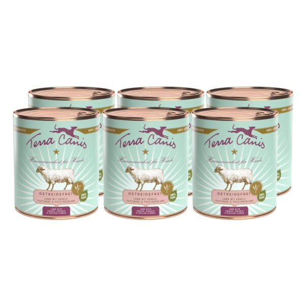 Terra Canis Getreidefrei Lamm mit Kürbis 6 x 800 g