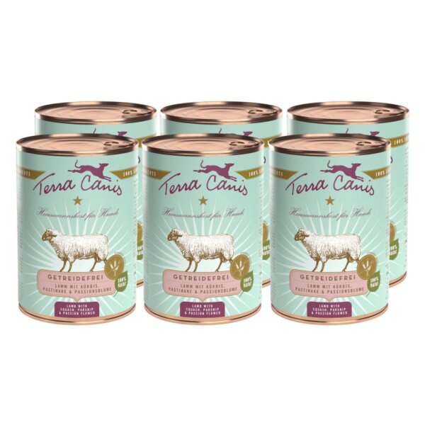 Terra Canis Getreidefrei Lamm mit Kürbis 6 x 400 g