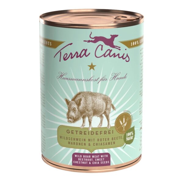 Terra Canis Getreidefrei Wildschwein mit Roter Bete