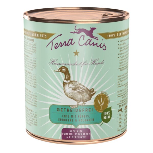 Terra Canis Getreidefrei Ente mit Kürbis 800 g