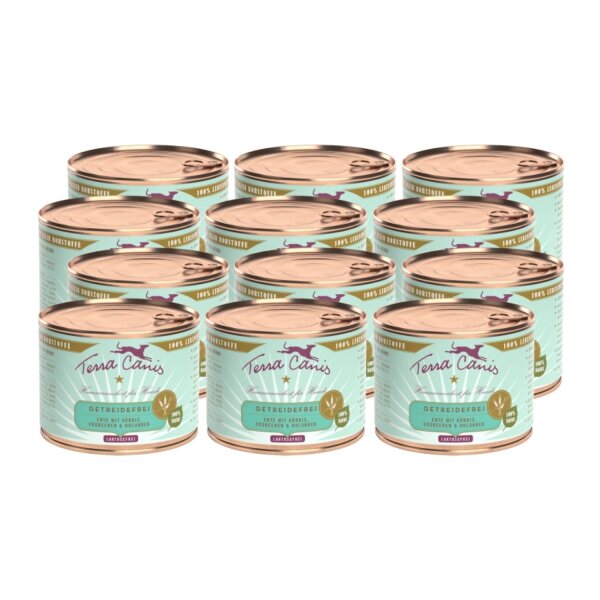 Terra Canis Getreidefrei Ente mit Kürbis 12 x 200 g