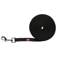 TRIXIE Schleppleine, gummiert schwarz Länge 5 m/Breite 15 mm