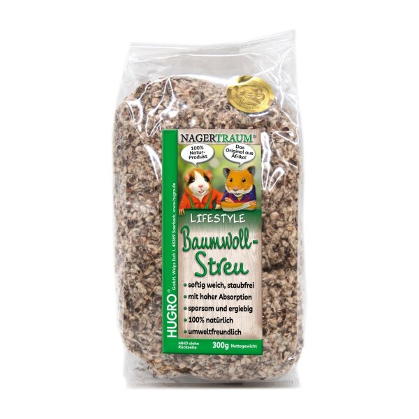 HUGRO Nagertraum Baumwollstreu 300 g
