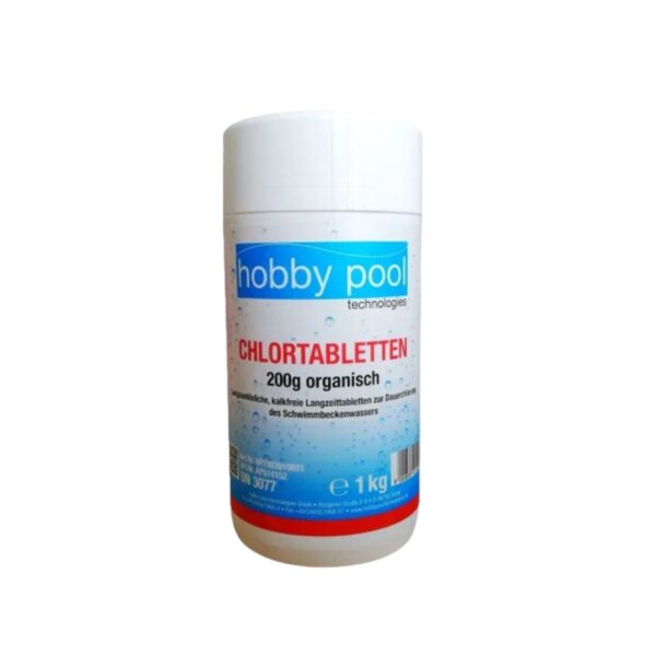 hobby pool Chlortabletten 200g organisch 1 kg