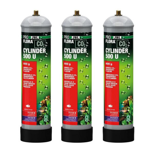 JBL ProFlora CO2 Cylinder 500 U 3x