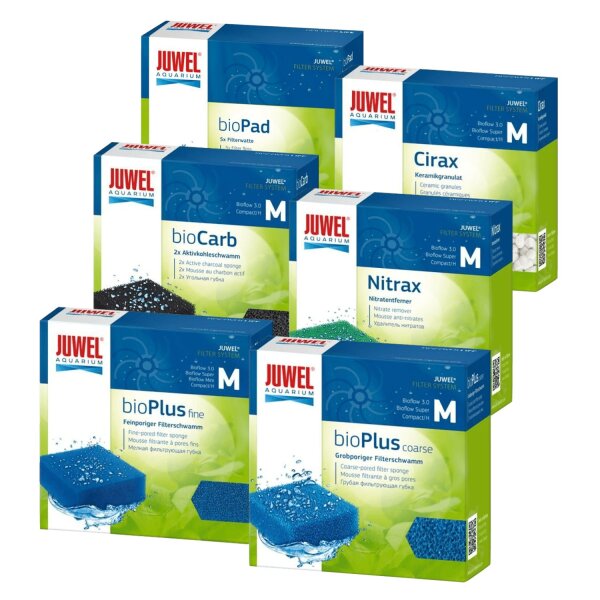 JUWEL Filtermedien-Set M 6er