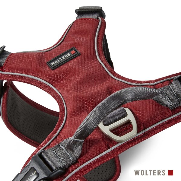 Wolters Geschirr Active Pro Comfort 45 - 52,5 cm rot/anthrazit