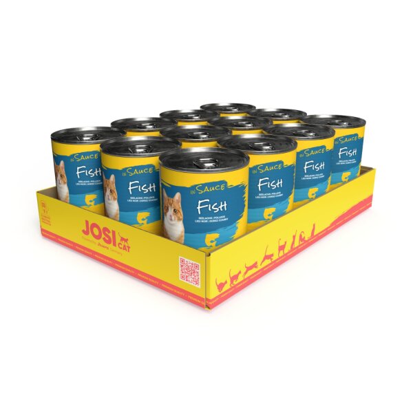 JosiCat Fish in Sauce 12 x 415 g
