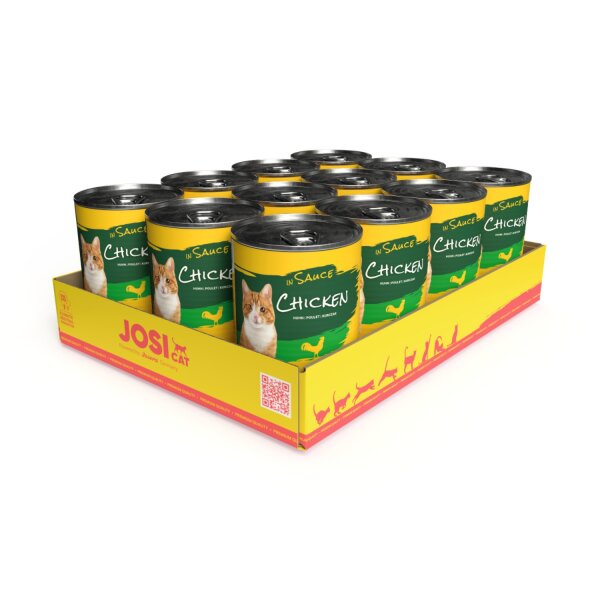 JosiCat Chicken in Sauce 12 x 415 g