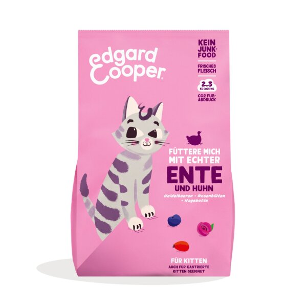 Edgard & Cooper Kitten Frische Ente und Huhn 325 g