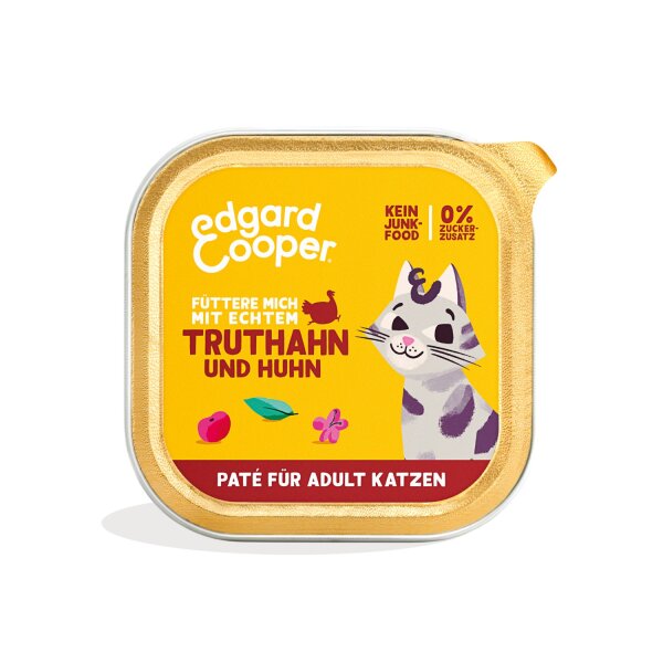 Edgard & Cooper Paté Truthahn und Huhn 85g