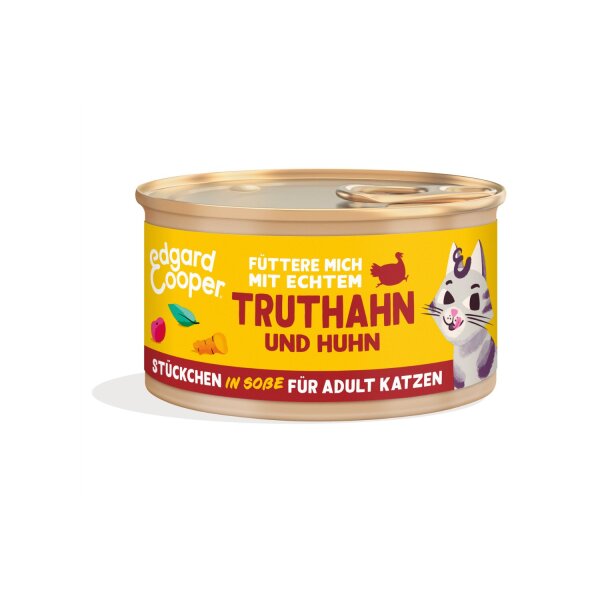 Edgard & Cooper Nassfutter Truthahn und Huhn 85g
