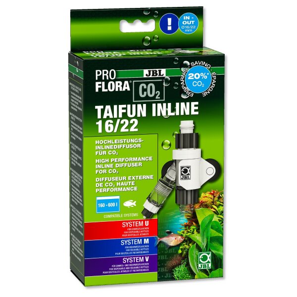 JBL ProFlora CO2 Taifun Inline 16/22