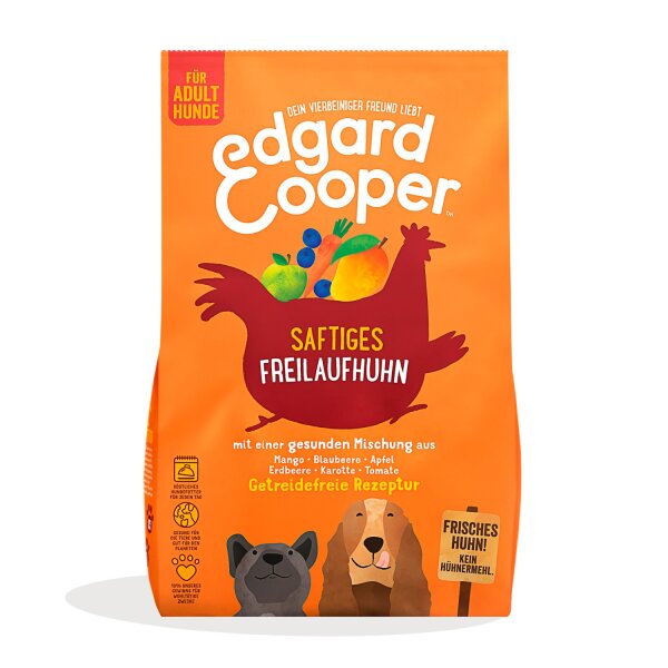 Edgard & Cooper Frisches Freilaufhuhn mit Mango 7 kg