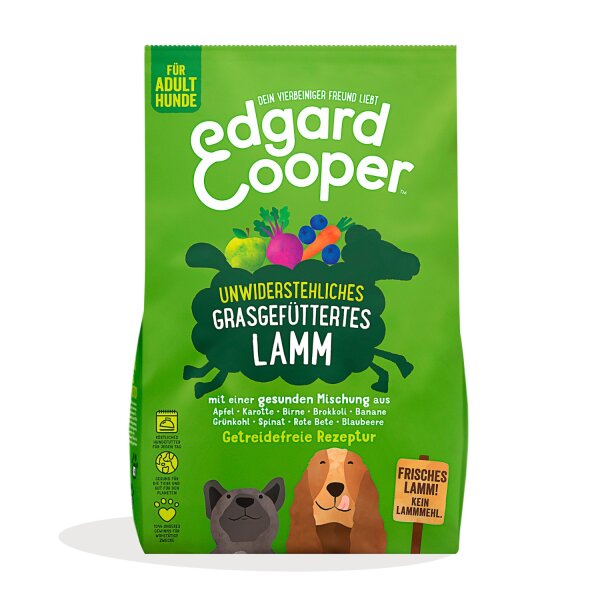 Edgard & Cooper Frisches, grasgefüttertes Lamm mit Apfel 700 g