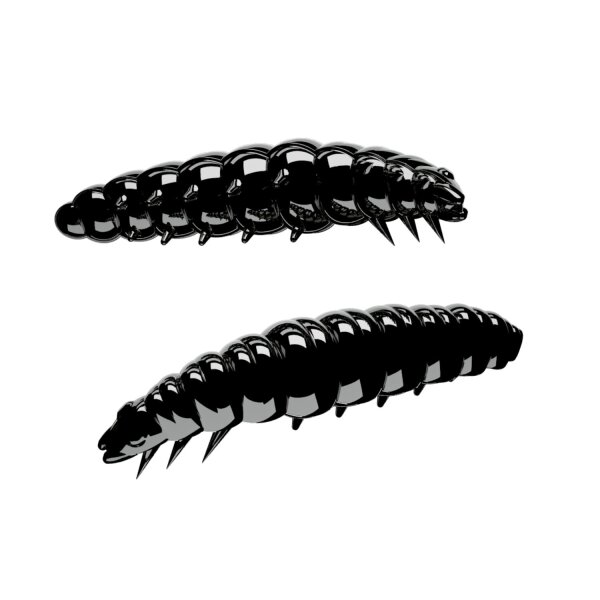 Libra Lures Larva 35mm 12 Stk. Krill Black