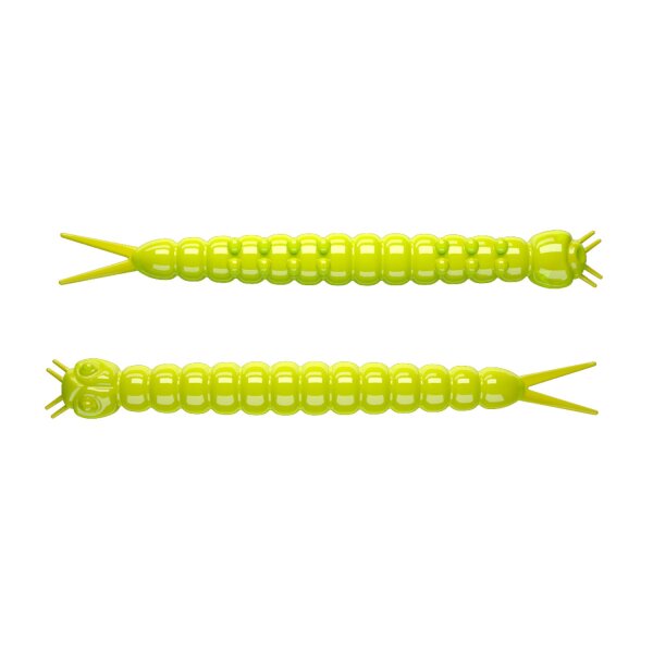 Libra Lures Slight Worm 38mm 15 Stk. Cheese Apple Green