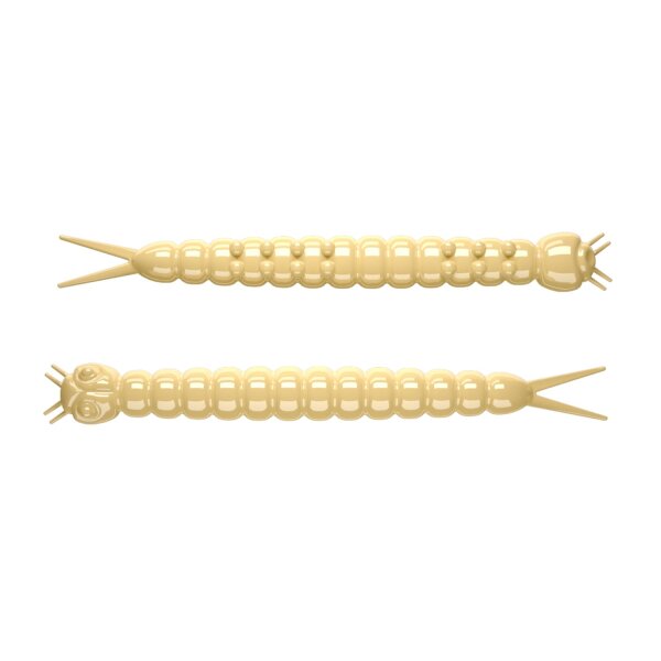 Libra Lures Slight Worm 38mm 15 Stk. Cheese Cheese