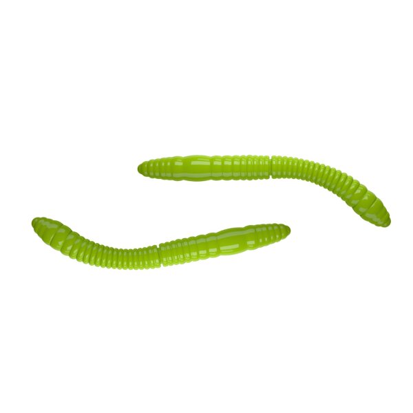 Libra Lures Fatty DWorm Tournament 55mm Cheese Apple Green