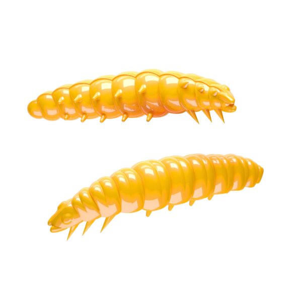 Libra Lures Larva 35mm 12 Stk. Cheese Dark Yellow
