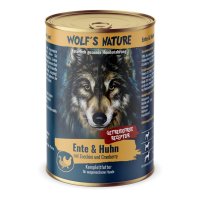 Wolfs Nature Ente & Huhn mit Zucchini und Cranberry 400g
