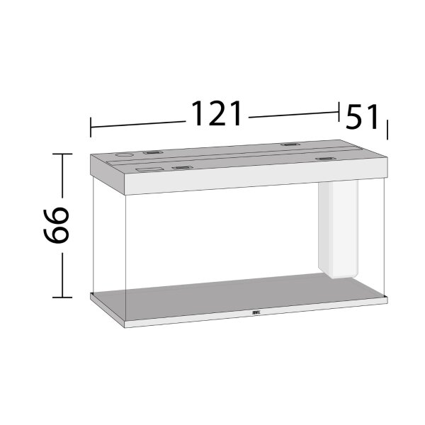 JUWEL Rio 350 LED grau