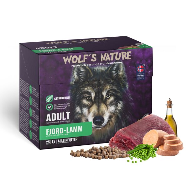 Wolfs Nature Fjord-Lamm 8 kg