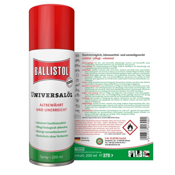 BALLISTOL Universalöl Spray 200 ml