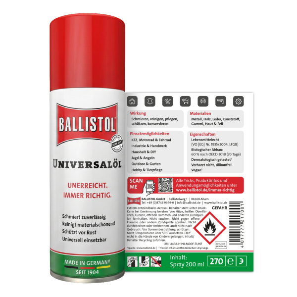 BALLISTOL Universalöl Spray 200 ml