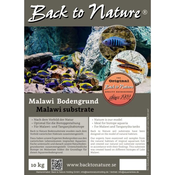 Back to Nature Malawi Substrate 10 kg