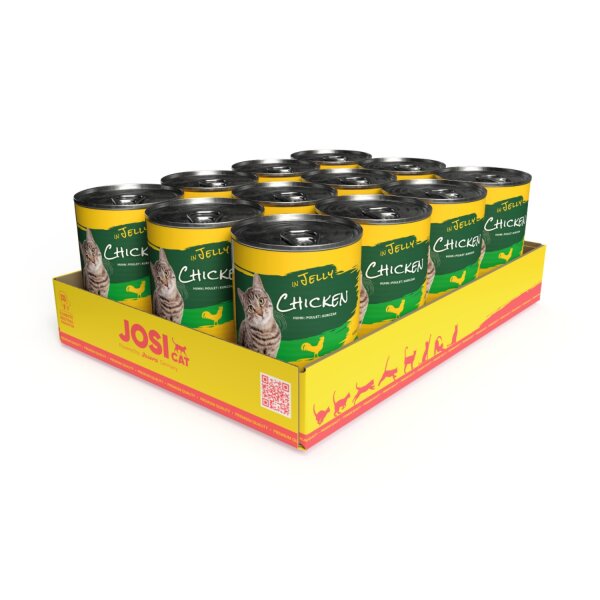 JosiCat Chicken in Jelly 12 x 400 g
