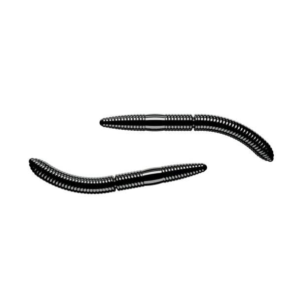 Libra Lures Fatty DWorm Tournament 65mm Knoblauch Black