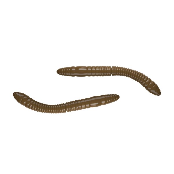 Libra Lures Fatty DWorm Tournament 55mm Cheese Brown