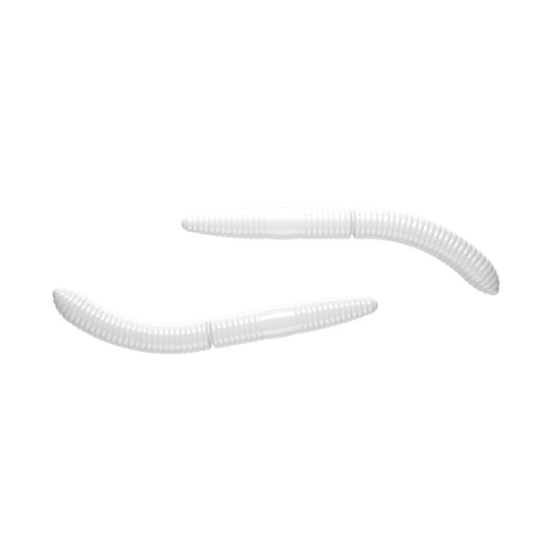 Libra Lures Fatty DWorm Tournament 65mm Krill White