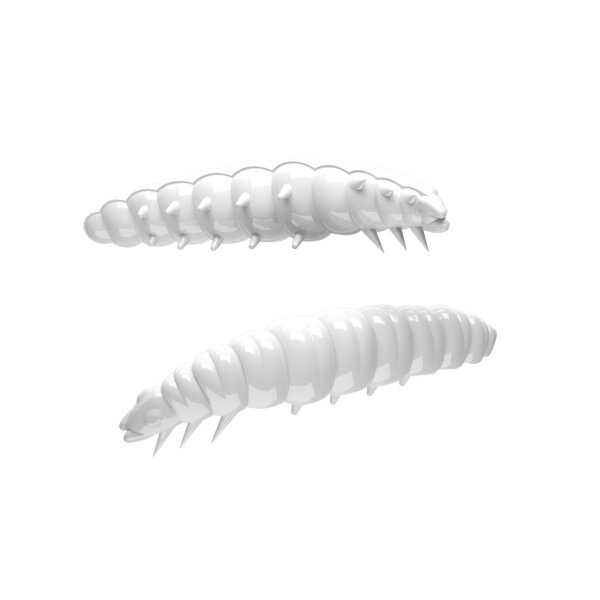 Libra Lures Larva 35 mm 12 Stk. Cheese White