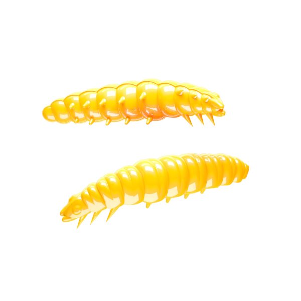 Libra Lures Larva 30 mm 15 Stk. Cheese Yellow