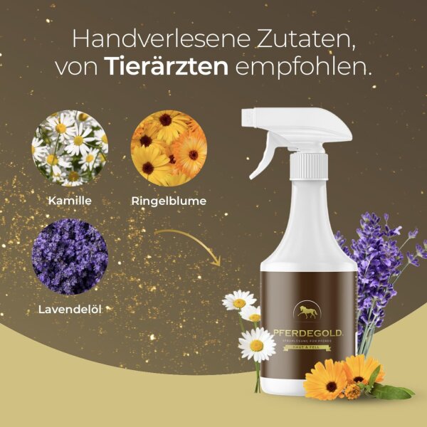 Pferdegold Haut und Fell Spray 1 l