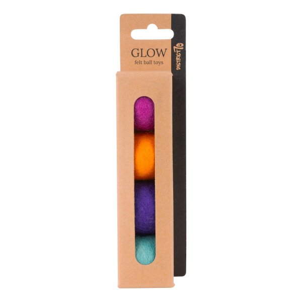 District 70 Wollfilzbälle Glow