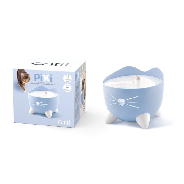 catit PIXI Trinkbrunnen blau