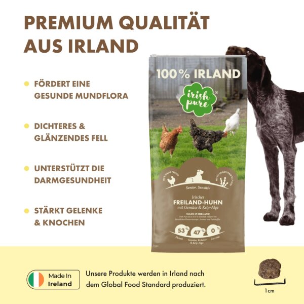 Irish Pure Irisches Freiland-Huhn mit Gemüse & Kelp-Alge Senior