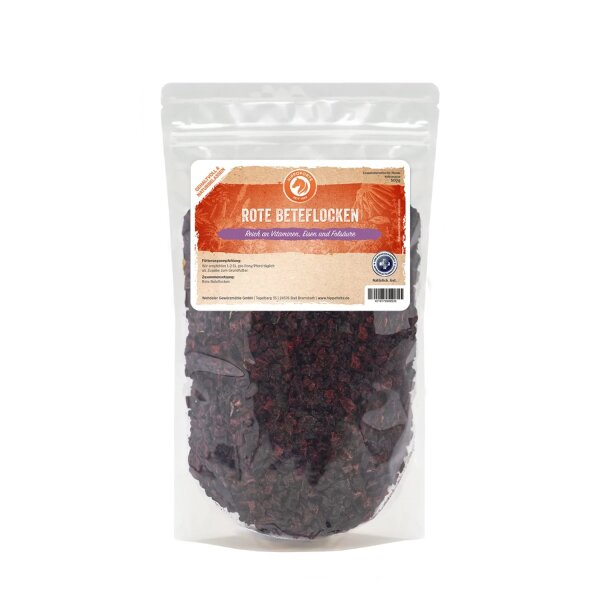 Hippoforte Rote Beteflocken 500 g