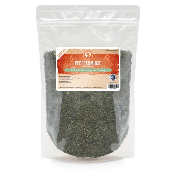 Hippoforte Pfefferminze geschnitten 500 g