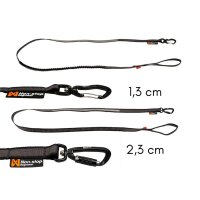 non-stop Bungee Touring Leine black/grey 23 mm 1,2 m