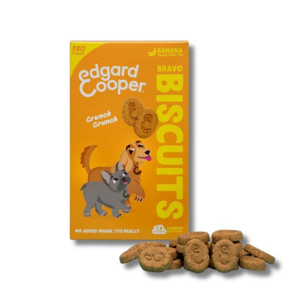 Edgard & Cooper Bravo Biscuits Banane & Erdnussbutter
