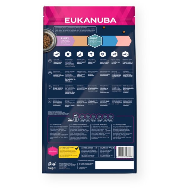 Eukanuba Grain Free Adult L/XL Huhn 3 kg