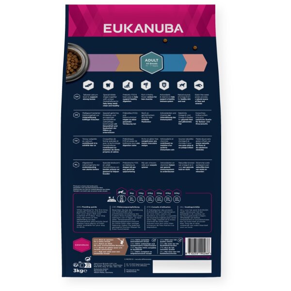 Eukanuba Grain Free Adult Wild 3 kg