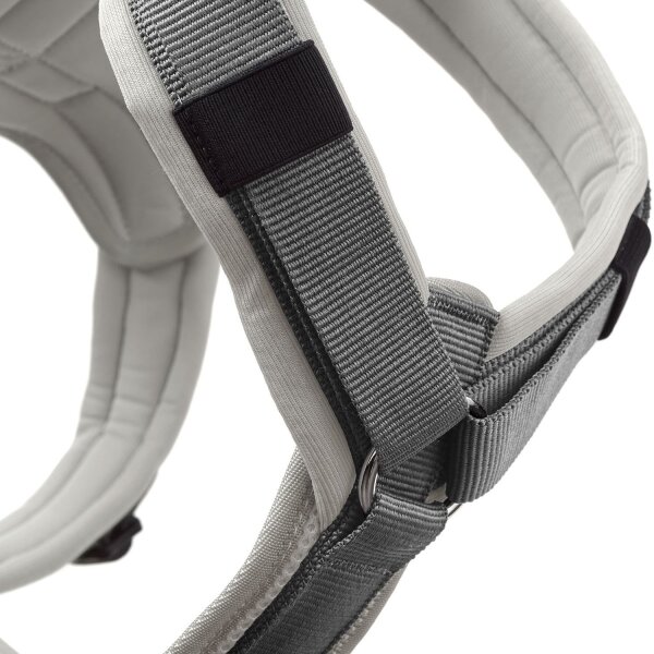 Hunter Geschirr Maldon Up hellgrau/grau XS-S