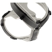 Hunter Geschirr Maldon Up hellgrau/grau XS-S